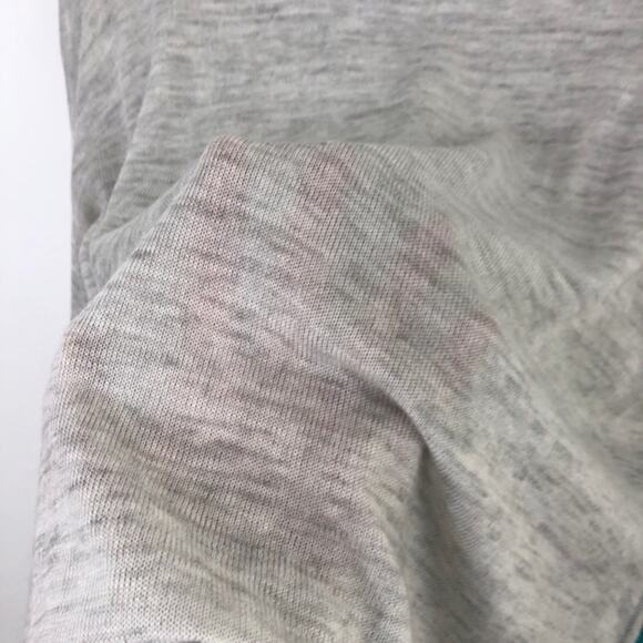 John + Jenn Gray Turquoise Hi Low Top Sweater Size Medium - Picture 8 of 12